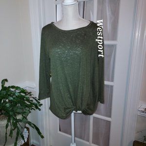 WESTPORT KNIT TOP-SO SOFT WITH FRONT TWIST!